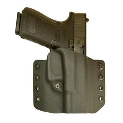 Warrior OWB Holster for Glock 19 Gen 5 Comp-Tac in FDE.