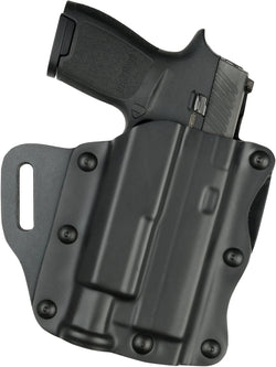 Safariland 557 Open-Top Belt Slide Concealment Holster for Glock 17/19 w/ Light